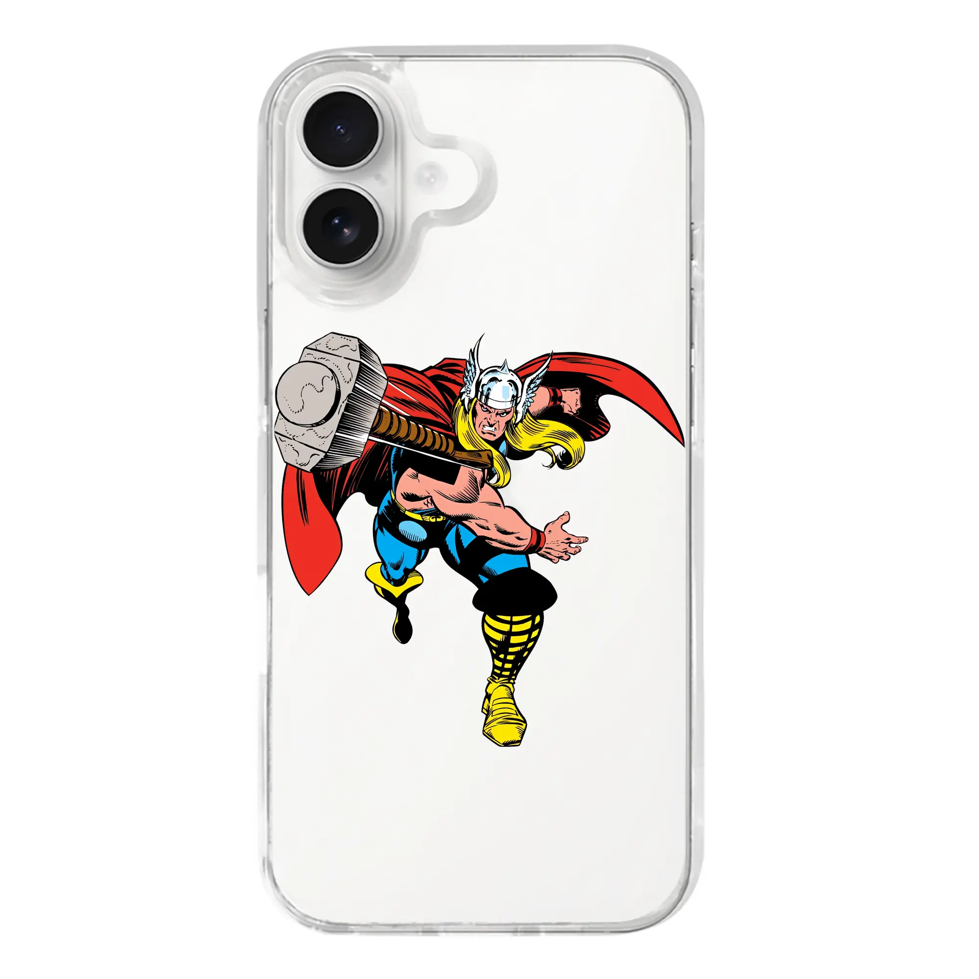 アベンジャーズ (Avenjāzu) グッズ マイティ・ソー（Thor） - iPhone 17シリーズ 透明スマホケース – 薄型・耐衝撃・精密フィット保護カバー